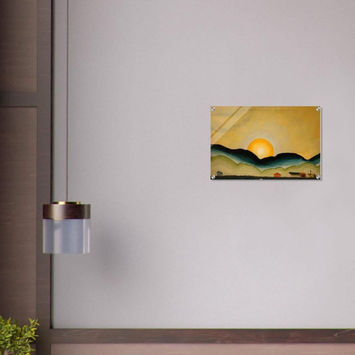 Sunrise, North Harbor by Arthur Dove - Acrylic Print - 40x60 cm / 16x24″ -