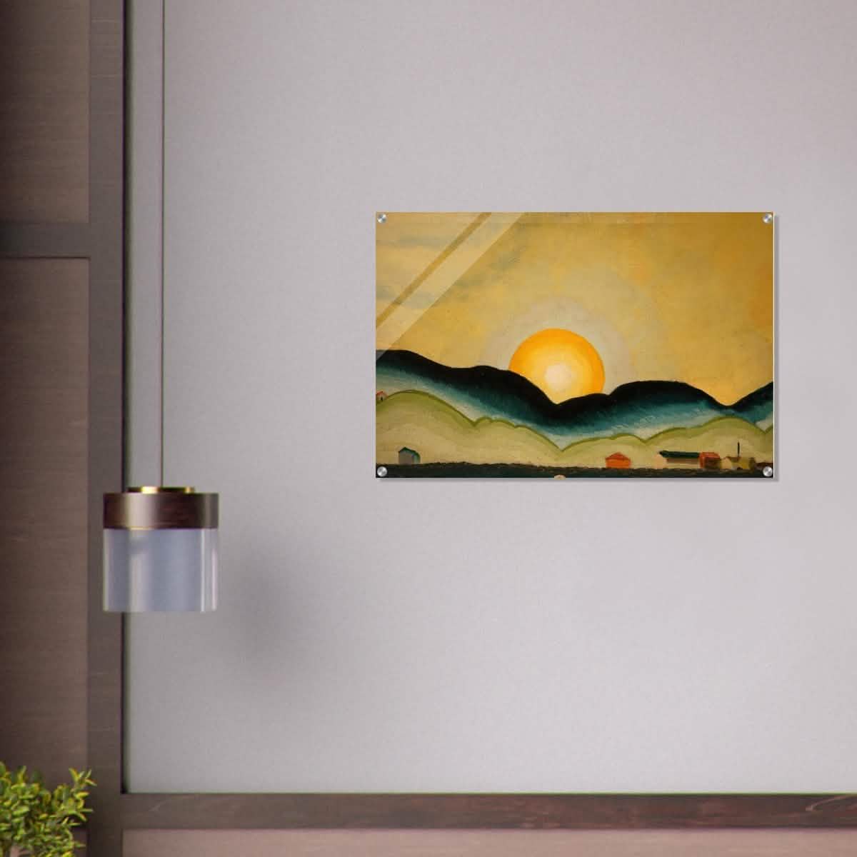 Sunrise, North Harbor by Arthur Dove - Acrylic Print - 60x90 cm / 24x36″ -