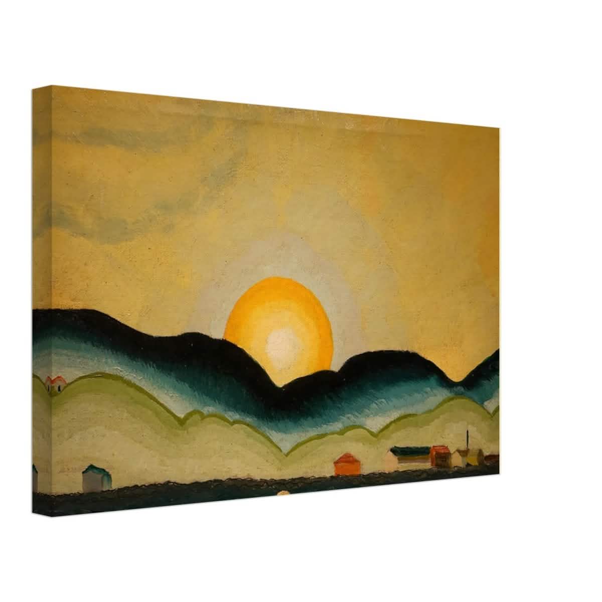 Sunrise, North Harbor by Arthur Dove - Canvas - 30x45 cm / 12x18″ - Slim