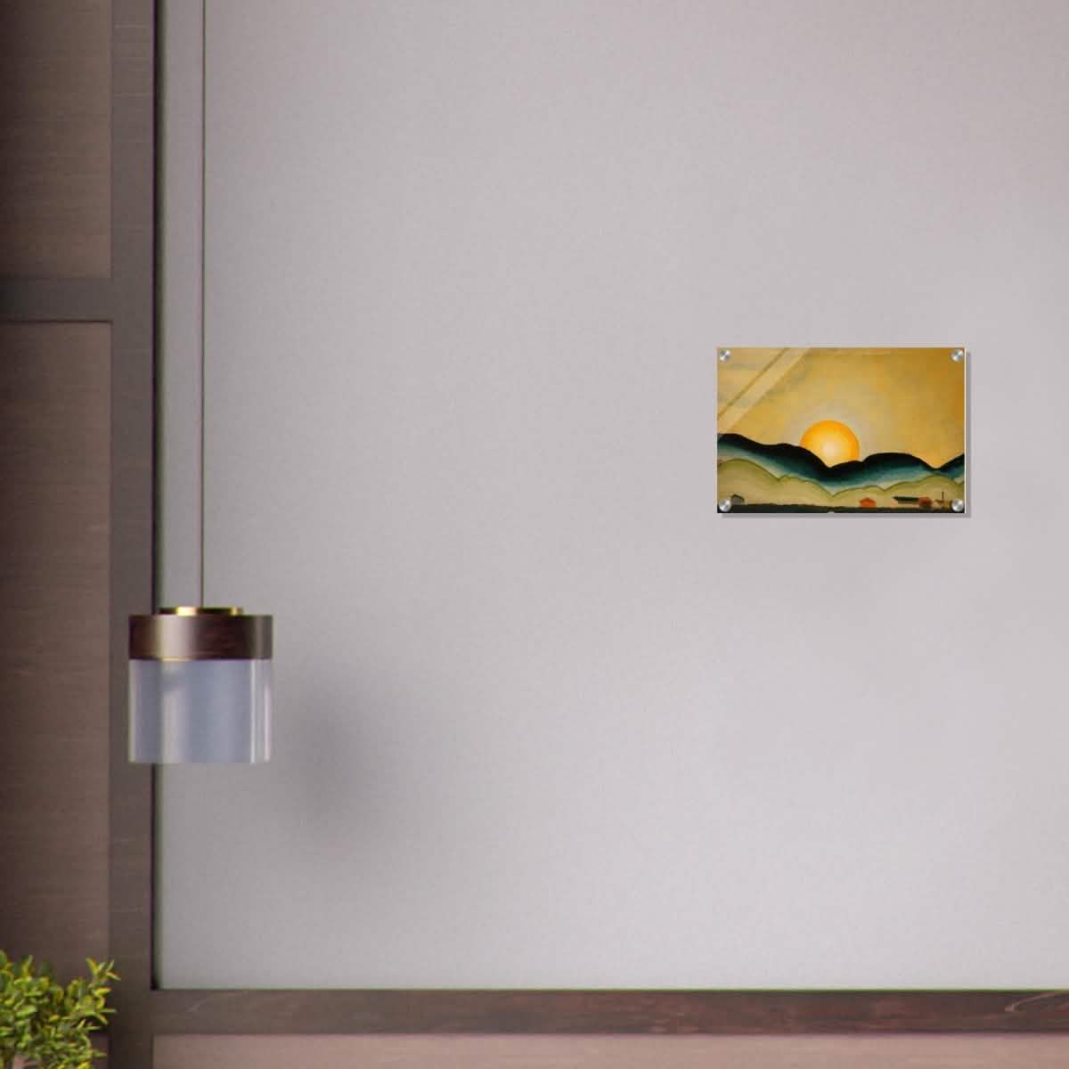 Sunrise, North Harbor by Arthur Dove - Acrylic Print - 30x45 cm / 12x18″ -