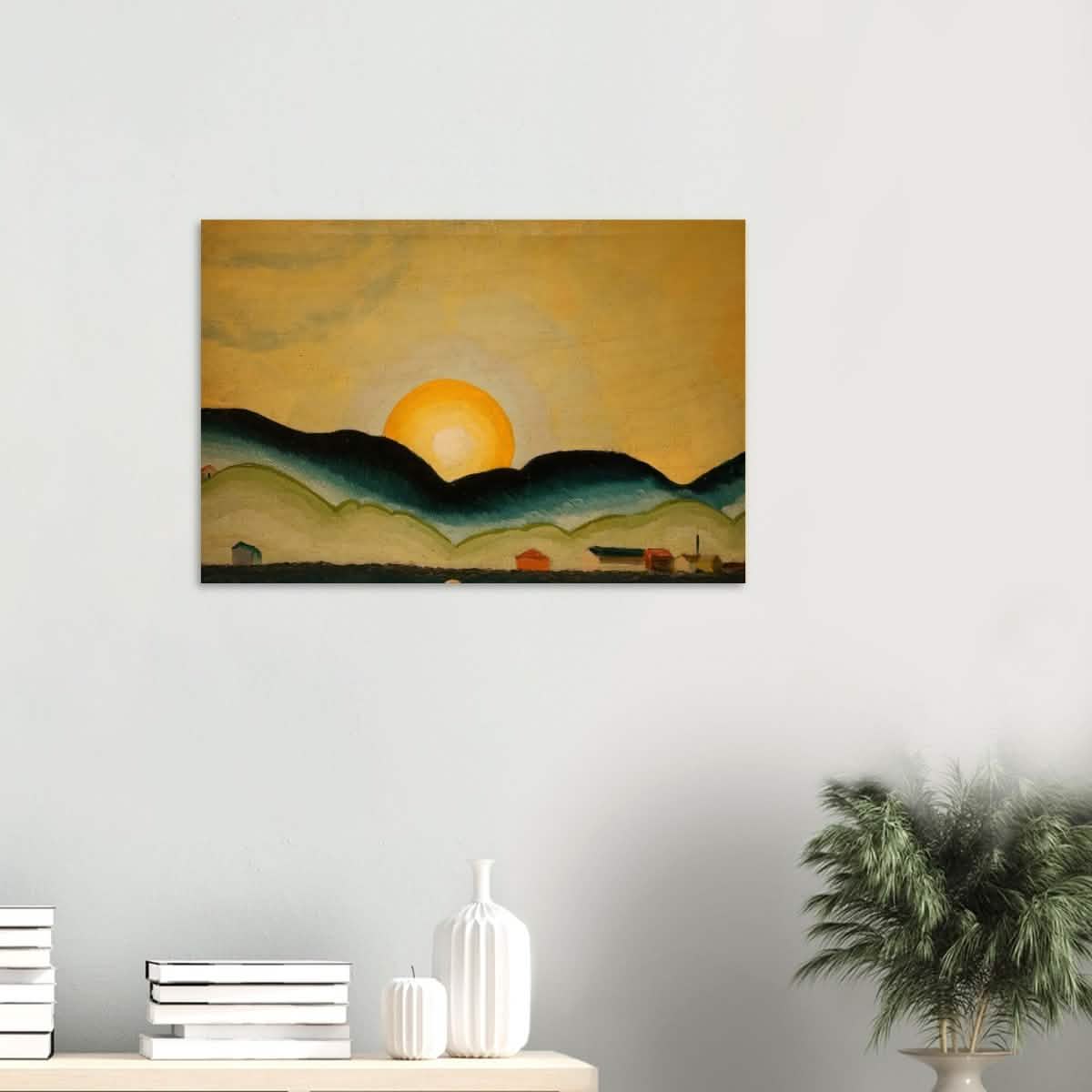 Sunrise, North Harbor by Arthur Dove - Wood Prints - 50x75 cm / 20x30″ - 20 mm