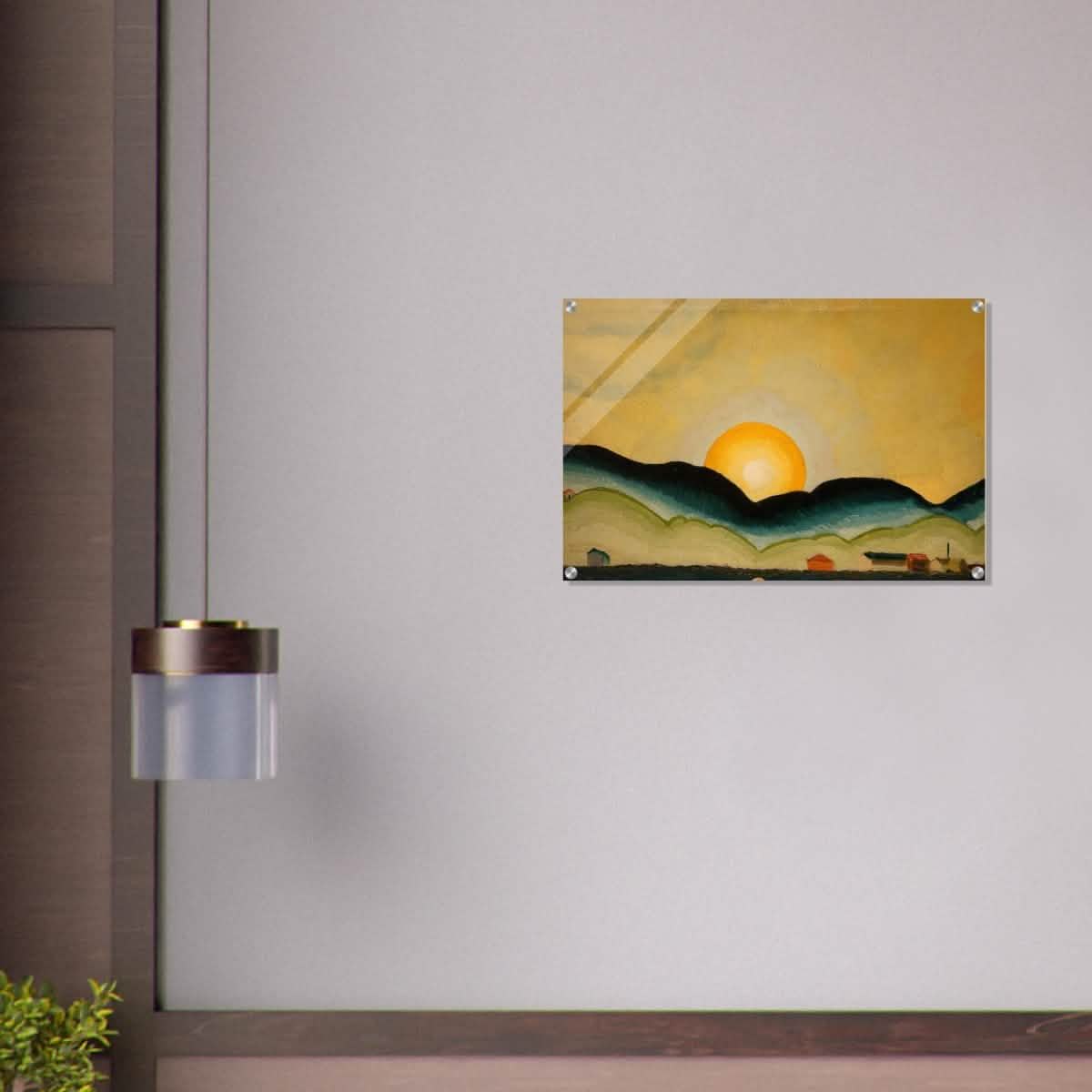 Sunrise, North Harbor by Arthur Dove - Acrylic Print - 50x75 cm / 20x30″ -