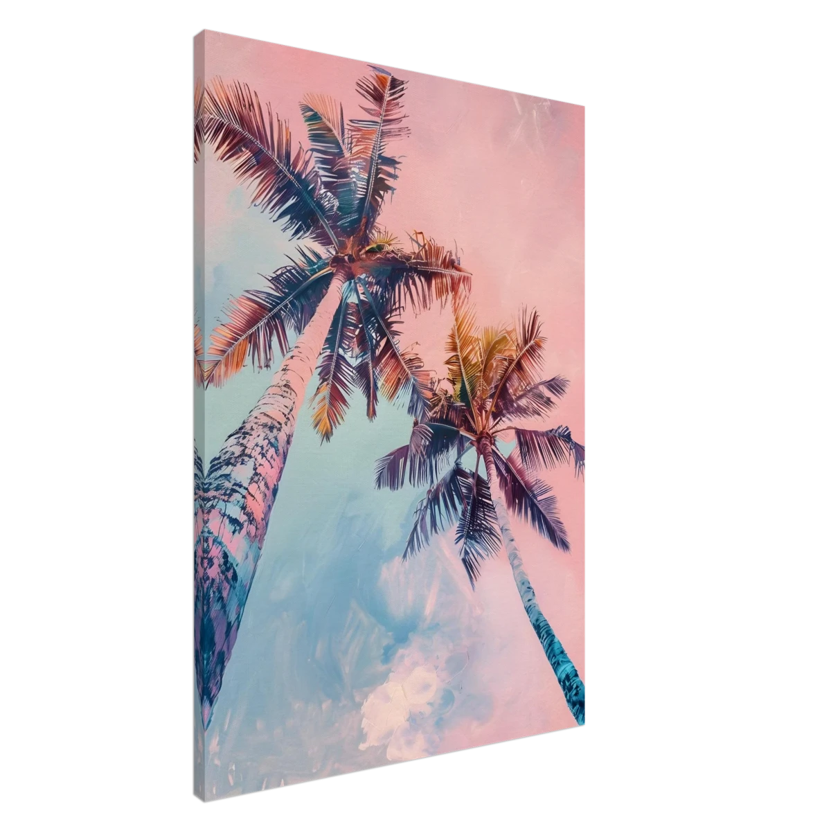 “Sunset Palms” | Wall Art Print - Canvas - 70x100 cm / 28x40″ -