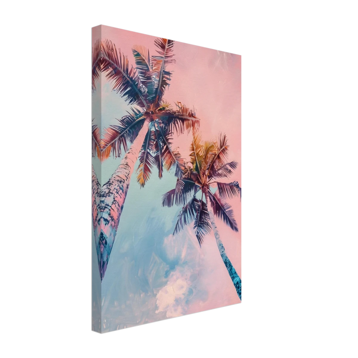 “Sunset Palms” | Wall Art Print - Canvas - 30x45 cm / 12x18″ -