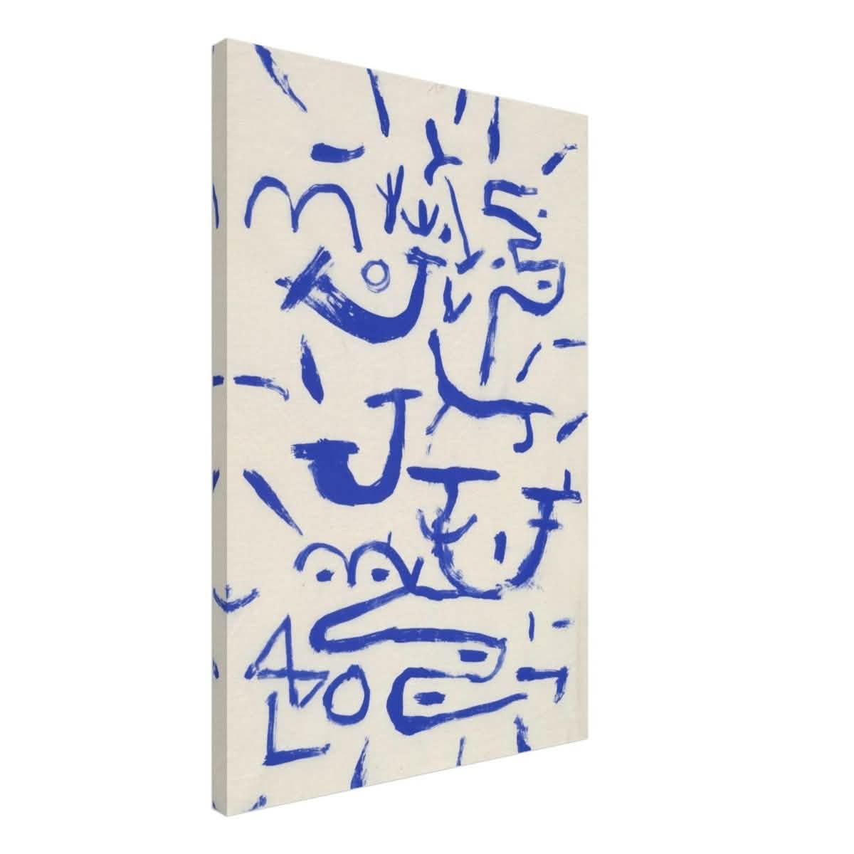 Surrealist Abstract Art Kriechendes und Baumendes (Creeper and Climber) by Paul Klee 1937 - Canvas - 50x75 cm / 20x30″ - Slim