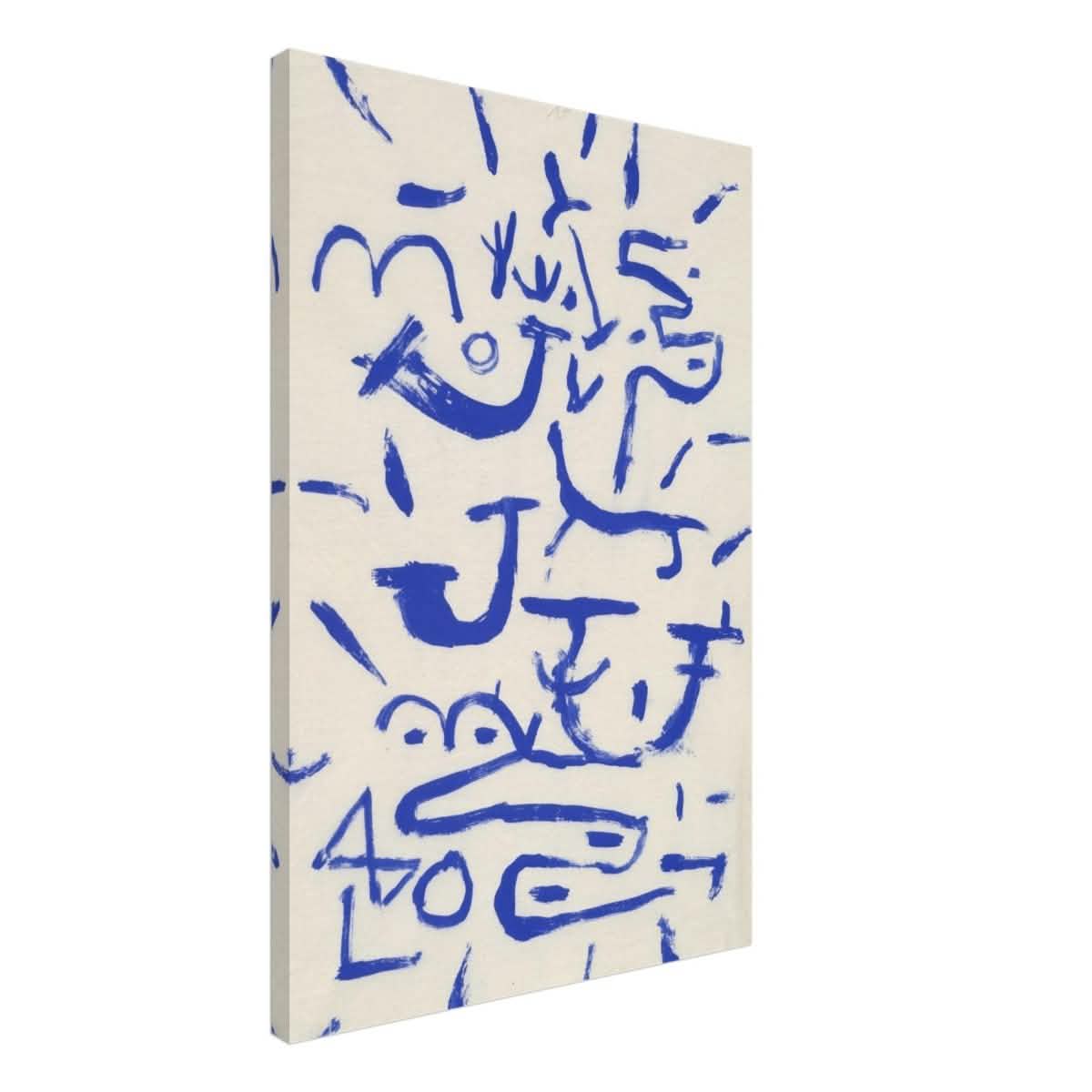 Surrealist Abstract Art Kriechendes und Baumendes (Creeper and Climber) by Paul Klee 1937 - Canvas - 60x90 cm / 24x36″ - Thick