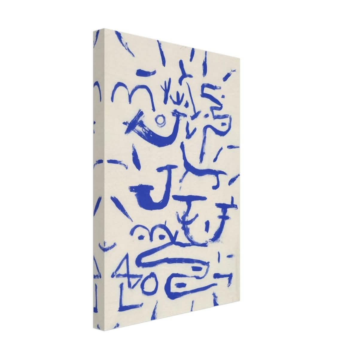 Surrealist Abstract Art Kriechendes und Baumendes (Creeper and Climber) by Paul Klee 1937 - Canvas - 30x45 cm / 12x18″ - Thick