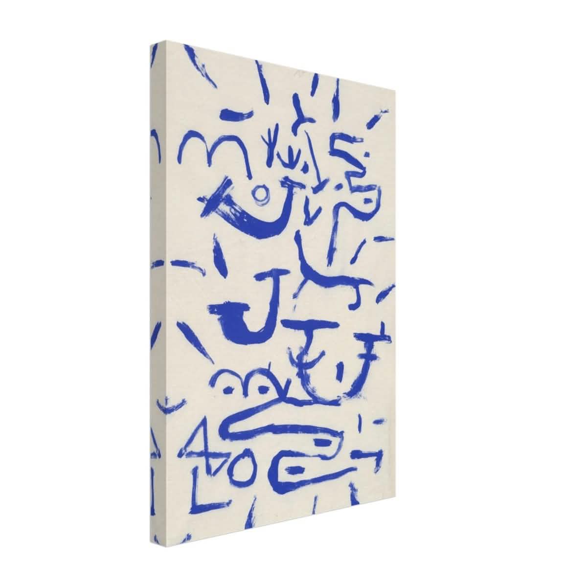 Surrealist Abstract Art Kriechendes und Baumendes (Creeper and Climber) by Paul Klee 1937 - Canvas - 30x45 cm / 12x18″ - Slim