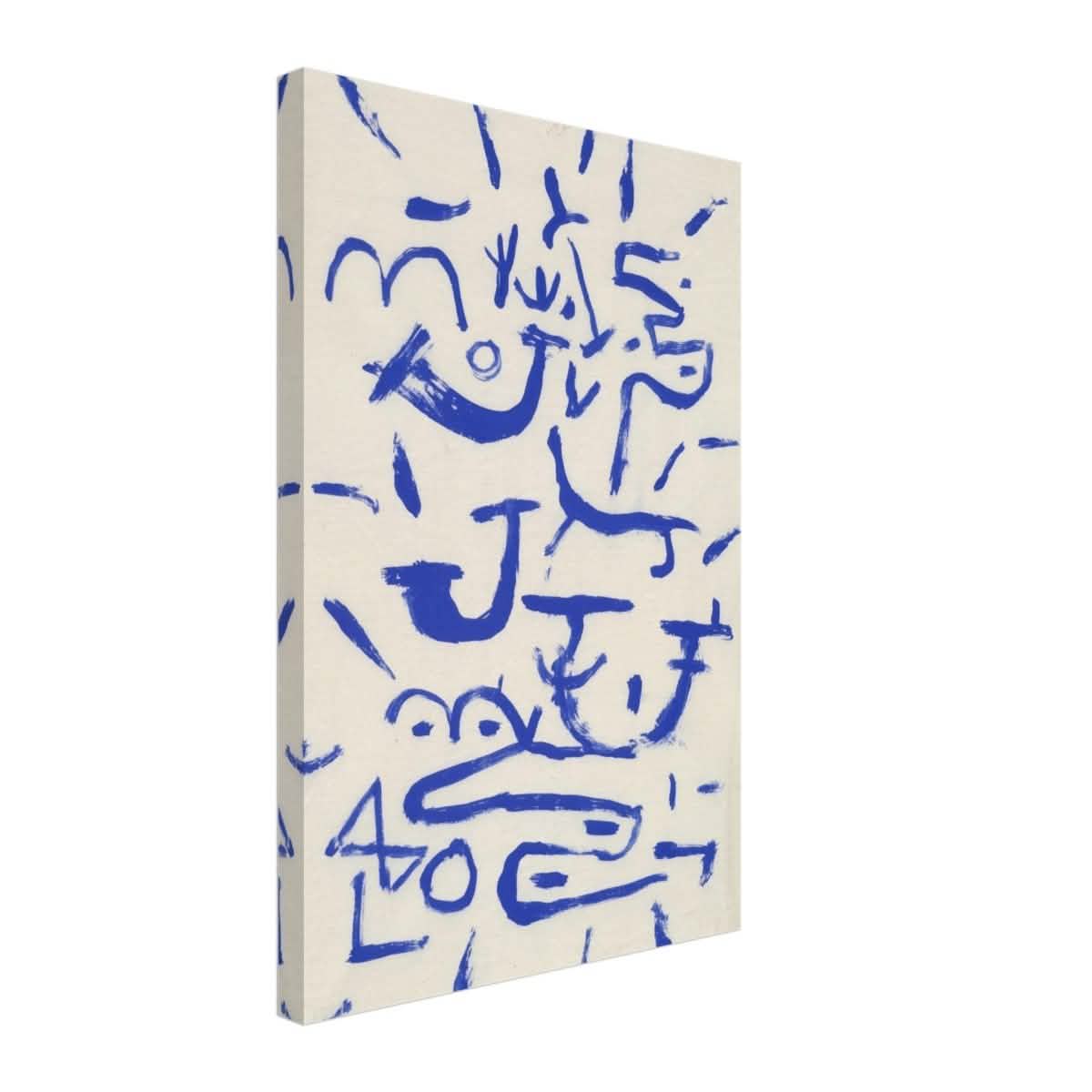 Surrealist Abstract Art Kriechendes und Baumendes (Creeper and Climber) by Paul Klee 1937 - Canvas - 40x60 cm / 16x24″ - Thick