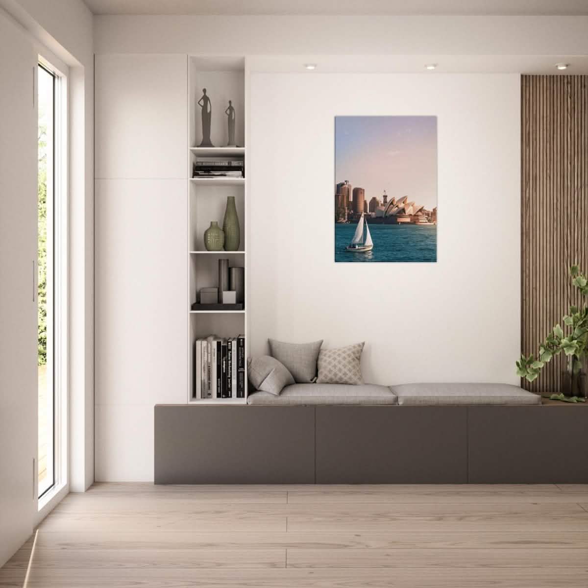 Sydney Opera House Portrait Canvas Print - Wood Prints - 60x90 cm / 24x36″ -