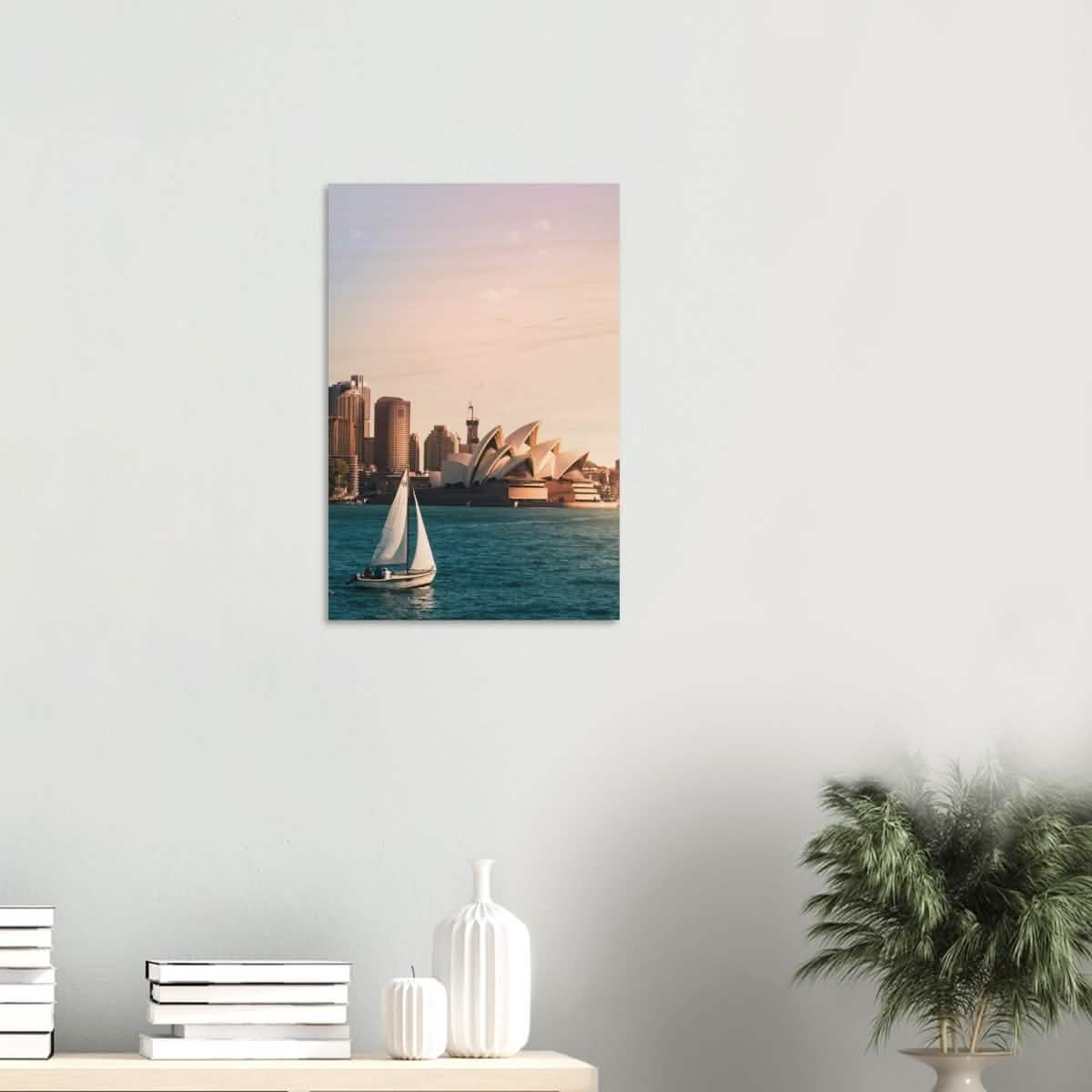 Sydney Opera House Portrait Canvas Print - Wood Prints - 40x60 cm / 16x24″ -