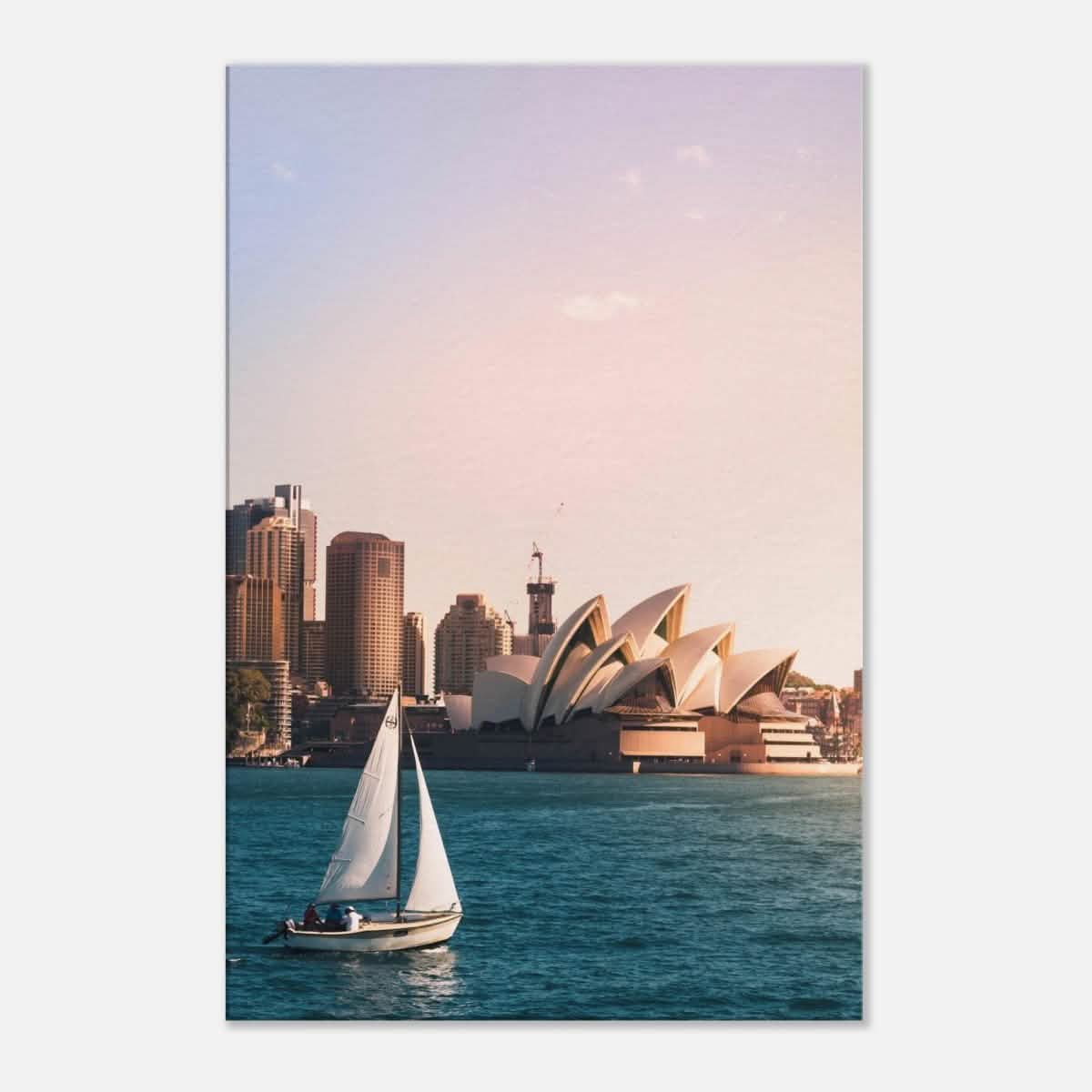 Sydney Opera House Portrait Canvas Print - Canvas - 60x90 cm / 24x36″ - Slim
