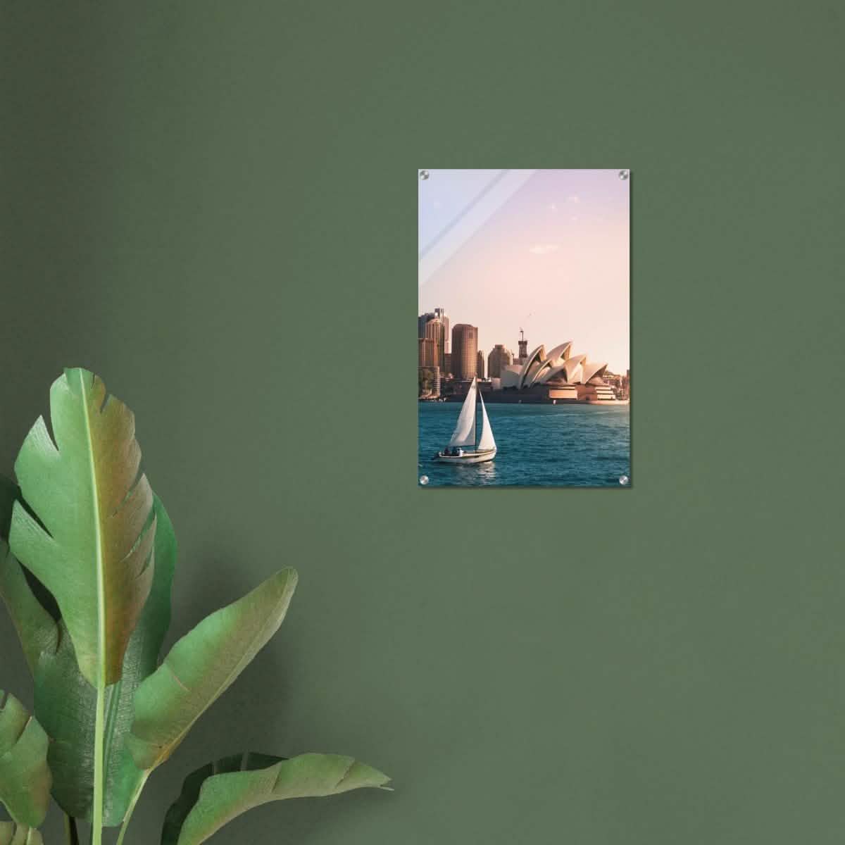 Sydney Opera House Portrait Canvas Print - Acrylic Print - 50x75 cm / 20x30″ -