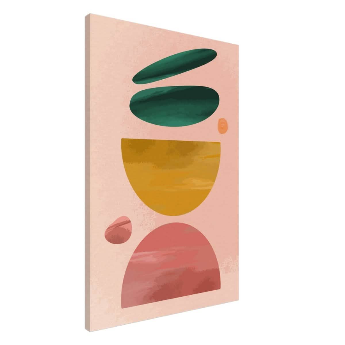 Symmetry in Motion | Abstract Minimalism | Wall art print - Canvas - 30x45 cm / 12x18″ -