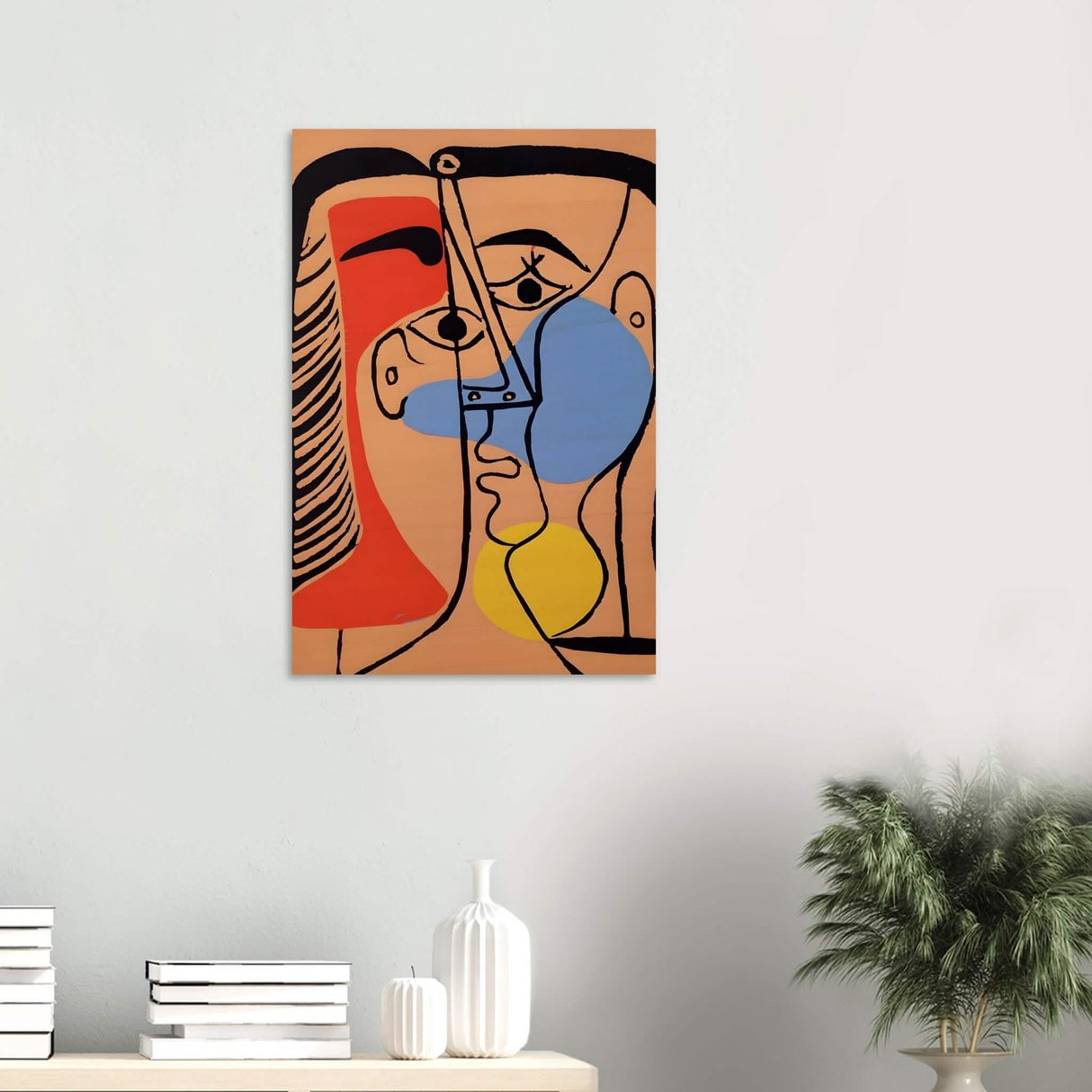 Tête de Femme | Head of a Woman by Pablo Picasso 1962 - Wood Prints - 50x75 cm / 20x30″ - 20 mm