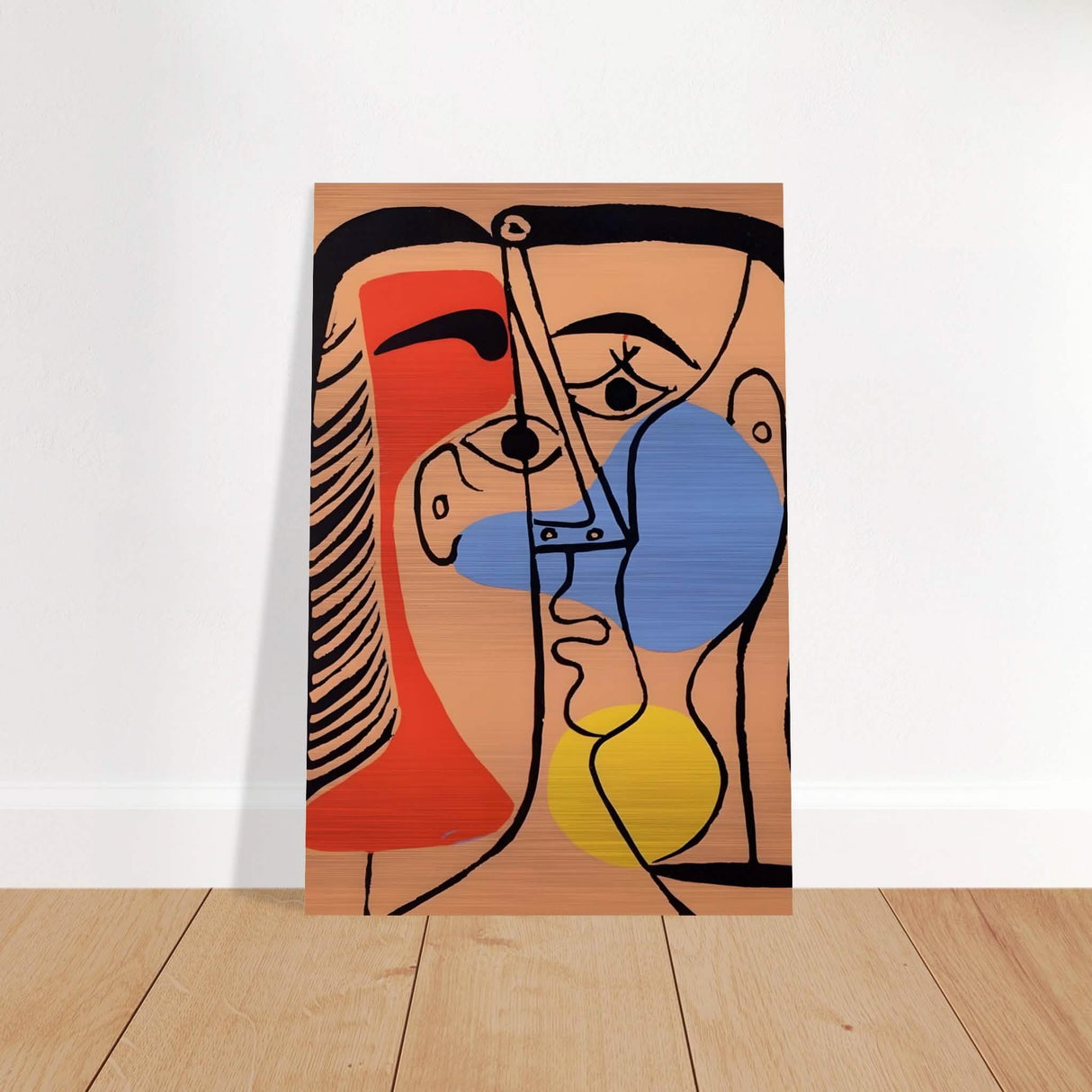 Tête de Femme | Head of a Woman by Pablo Picasso 1962 - Brushed Aluminum Print - 60x90 cm / 24x36″ -