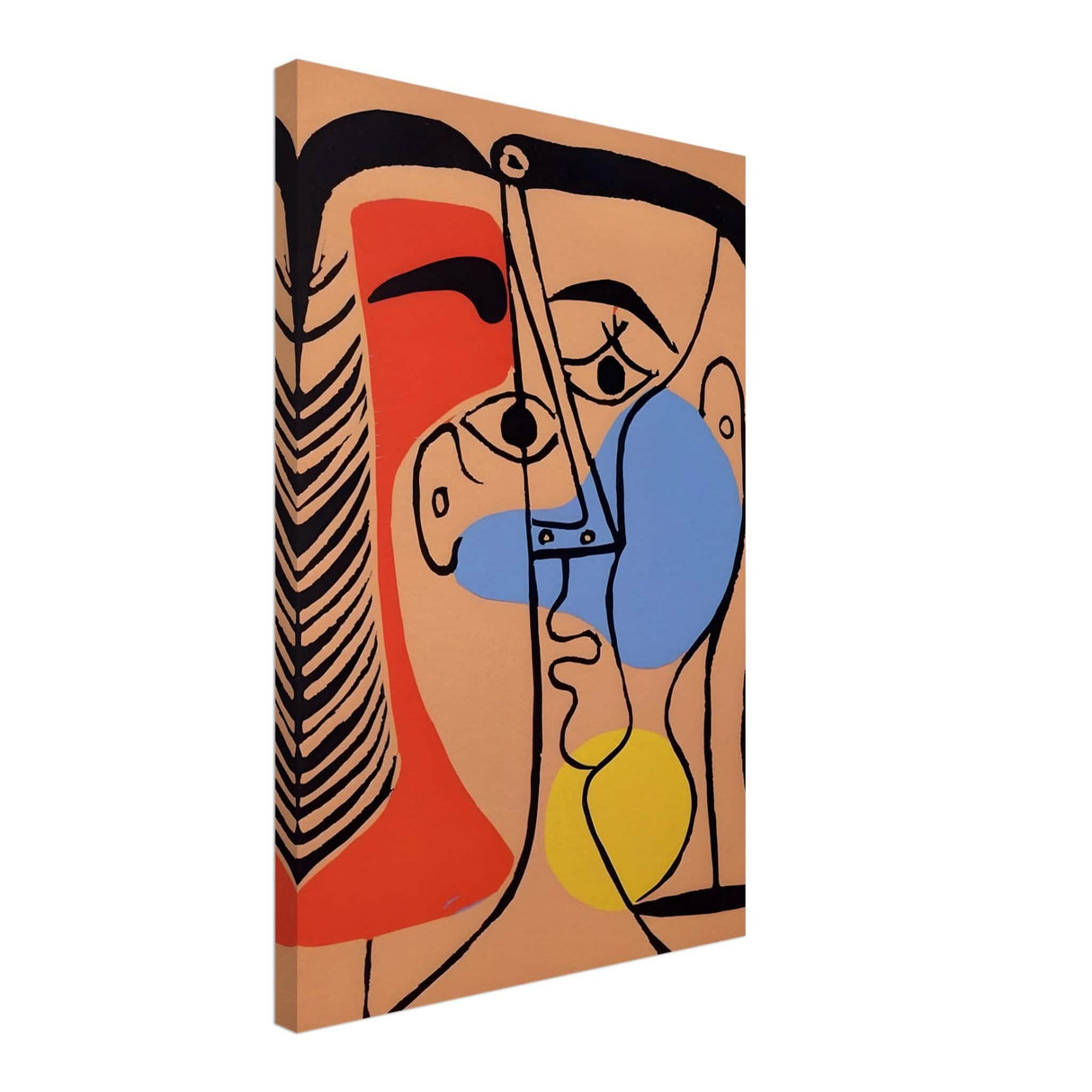 Tête de Femme | Head of a Woman by Pablo Picasso 1962 - Canvas - 40x60 cm / 16x24″ - Slim