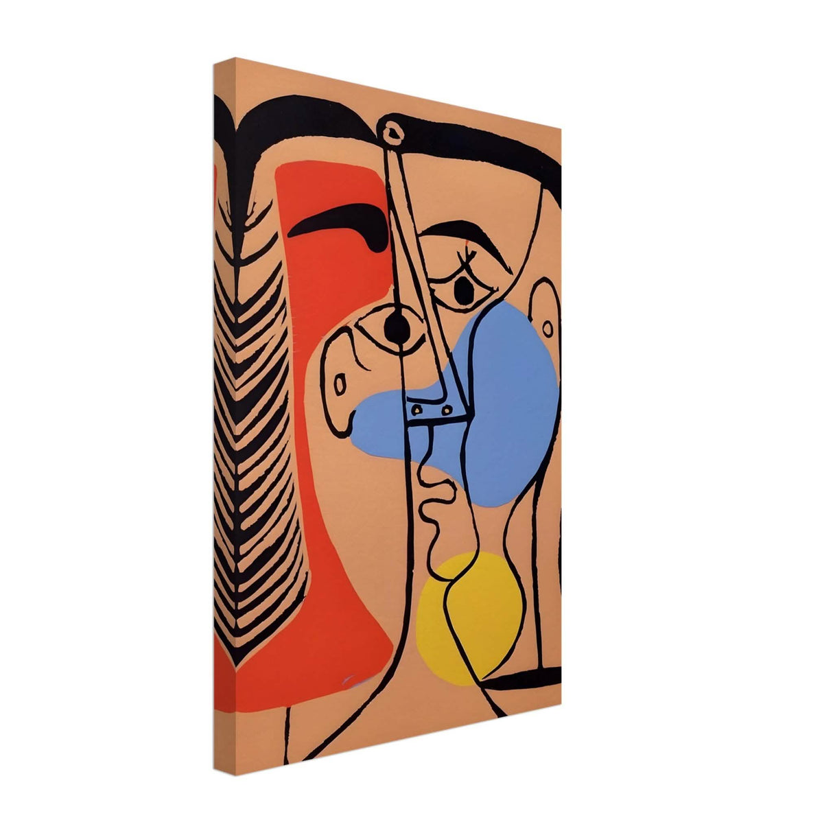 Tête de Femme | Head of a Woman by Pablo Picasso 1962 - Canvas - 30x45 cm / 12x18″ - Slim