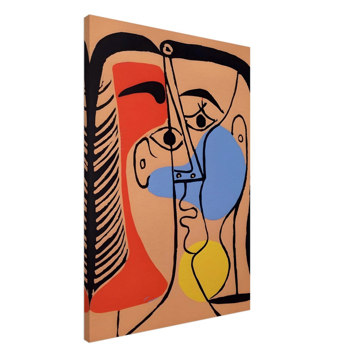 Tête de Femme | Head of a Woman by Pablo Picasso 1962 - Canvas - 70x100 cm / 28x40″ - Thick