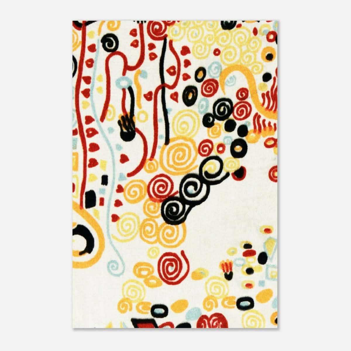 Textile sample by Gustav Klimt - Aluminum Print - 50x75 cm / 20x30″ -