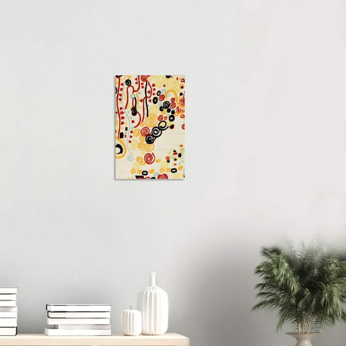 Textile sample by Gustav Klimt - Wood Prints - 30x45 cm / 12x18″ - 10 mm
