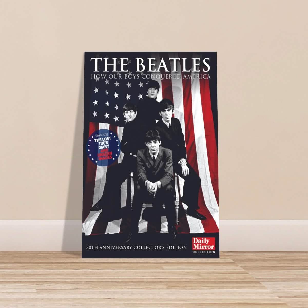 The Beatles | Da Vinci Pop Art wall art print | Rock Music - Aluminum Print - 30x45 cm / 12x18″ -