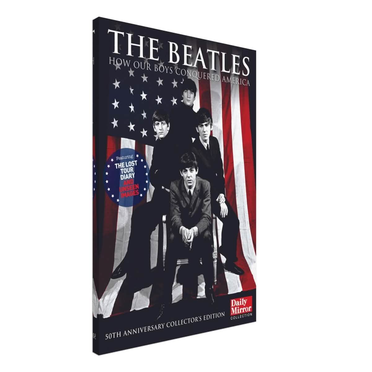 The Beatles | Da Vinci Pop Art wall art print | Rock Music - Canvas - 50x75 cm / 20x30″ -