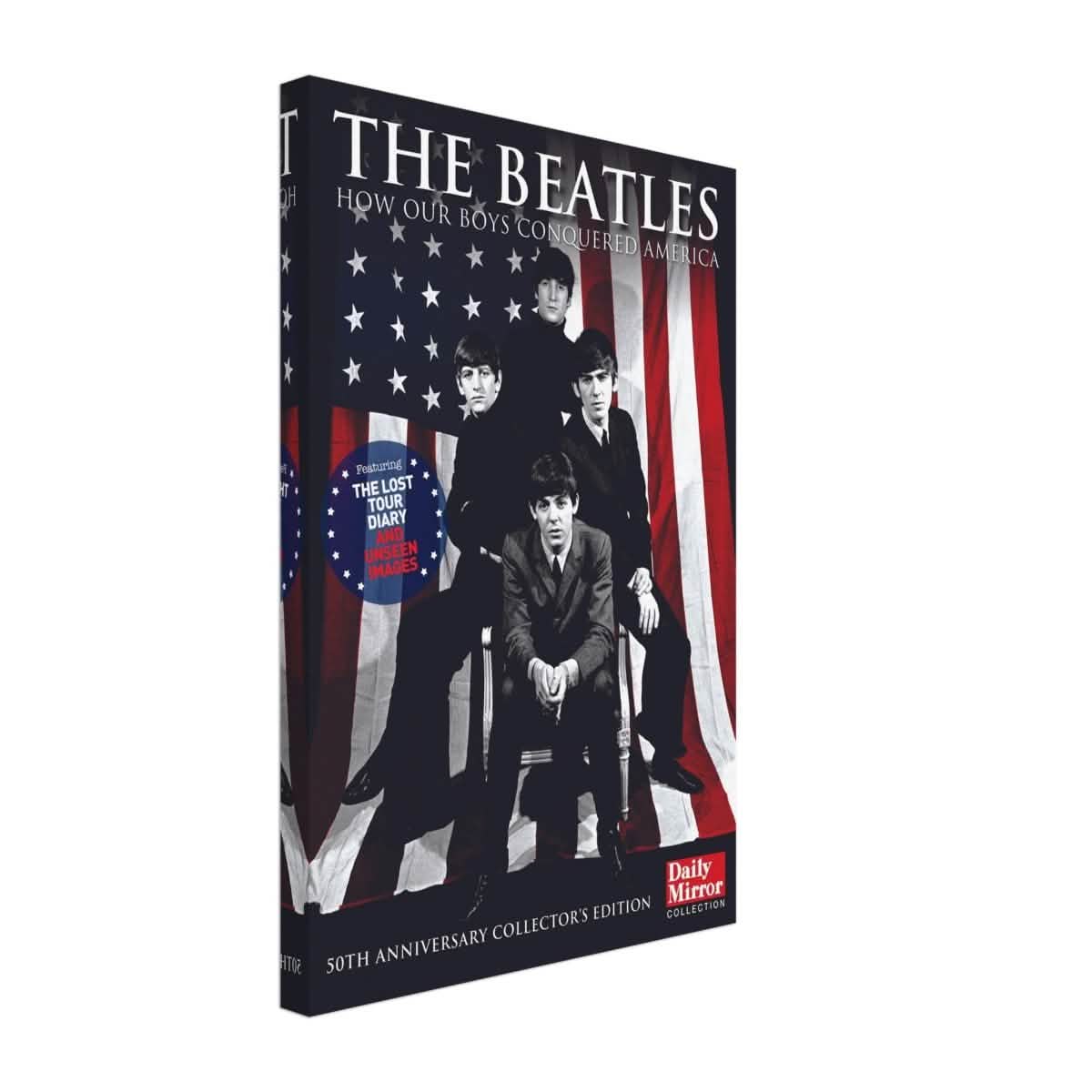 The Beatles | Da Vinci Pop Art wall art print | Rock Music - Canvas - 30x45 cm / 12x18″ -