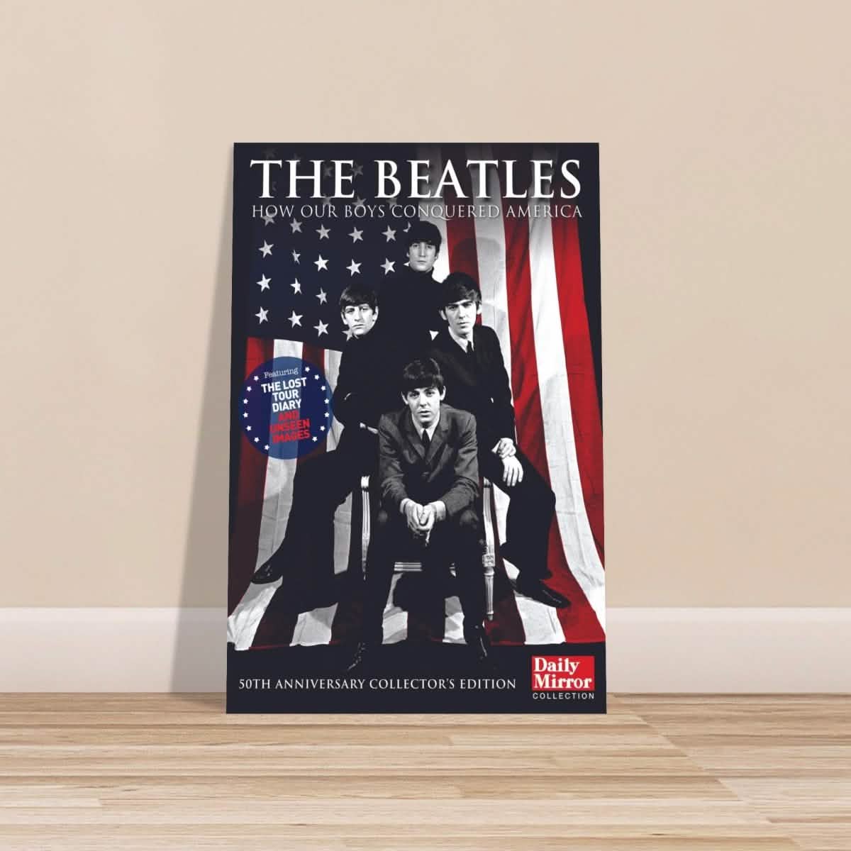 The Beatles | Da Vinci Pop Art wall art print | Rock Music - Aluminum Print - 40x60 cm / 16x24″ -