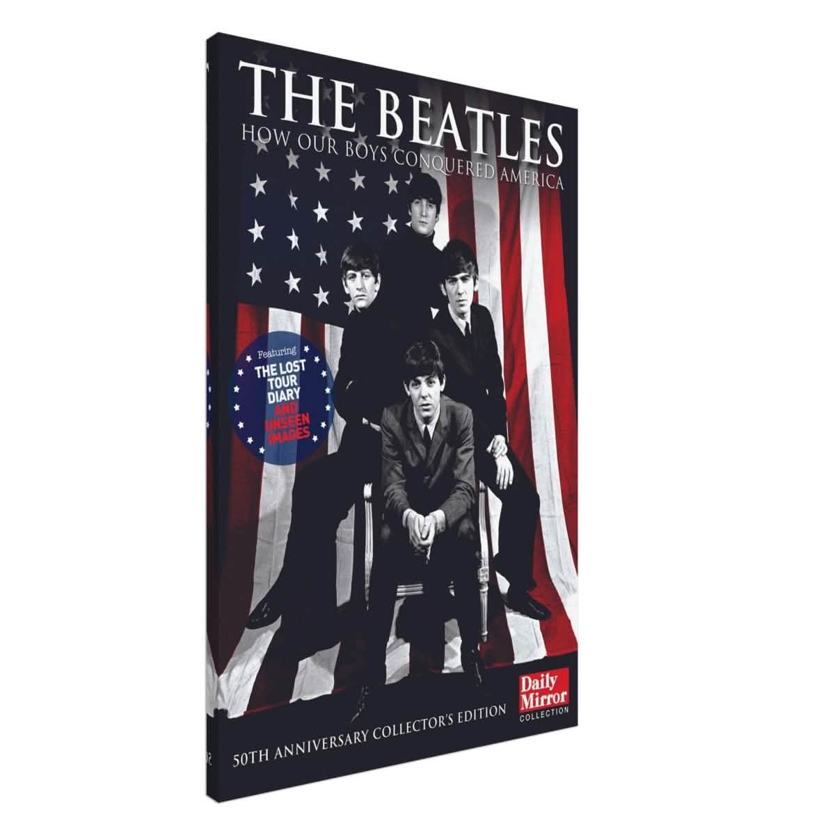 The Beatles | Da Vinci Pop Art wall art print | Rock Music - Canvas - 60x90 cm / 24x36″ -