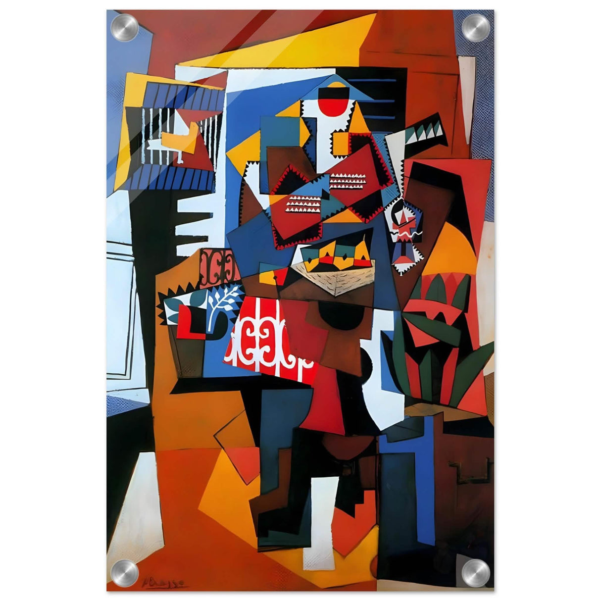 The Bird Cage by Pablo Picasso 1923 - Acrylic Print - 30x45 cm / 12x18″ -