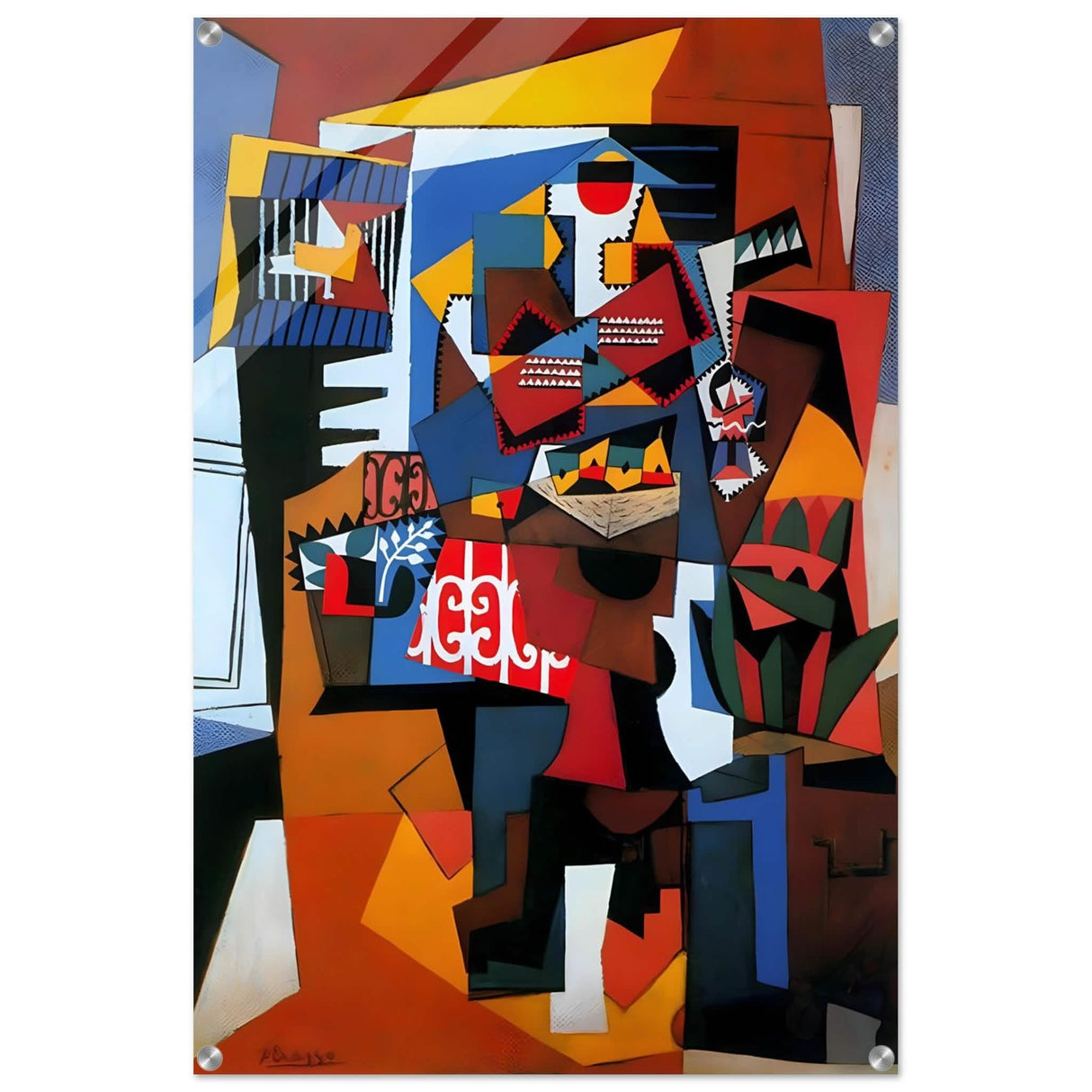 The Bird Cage by Pablo Picasso 1923 - Acrylic Print - 60x90 cm / 24x36″ -