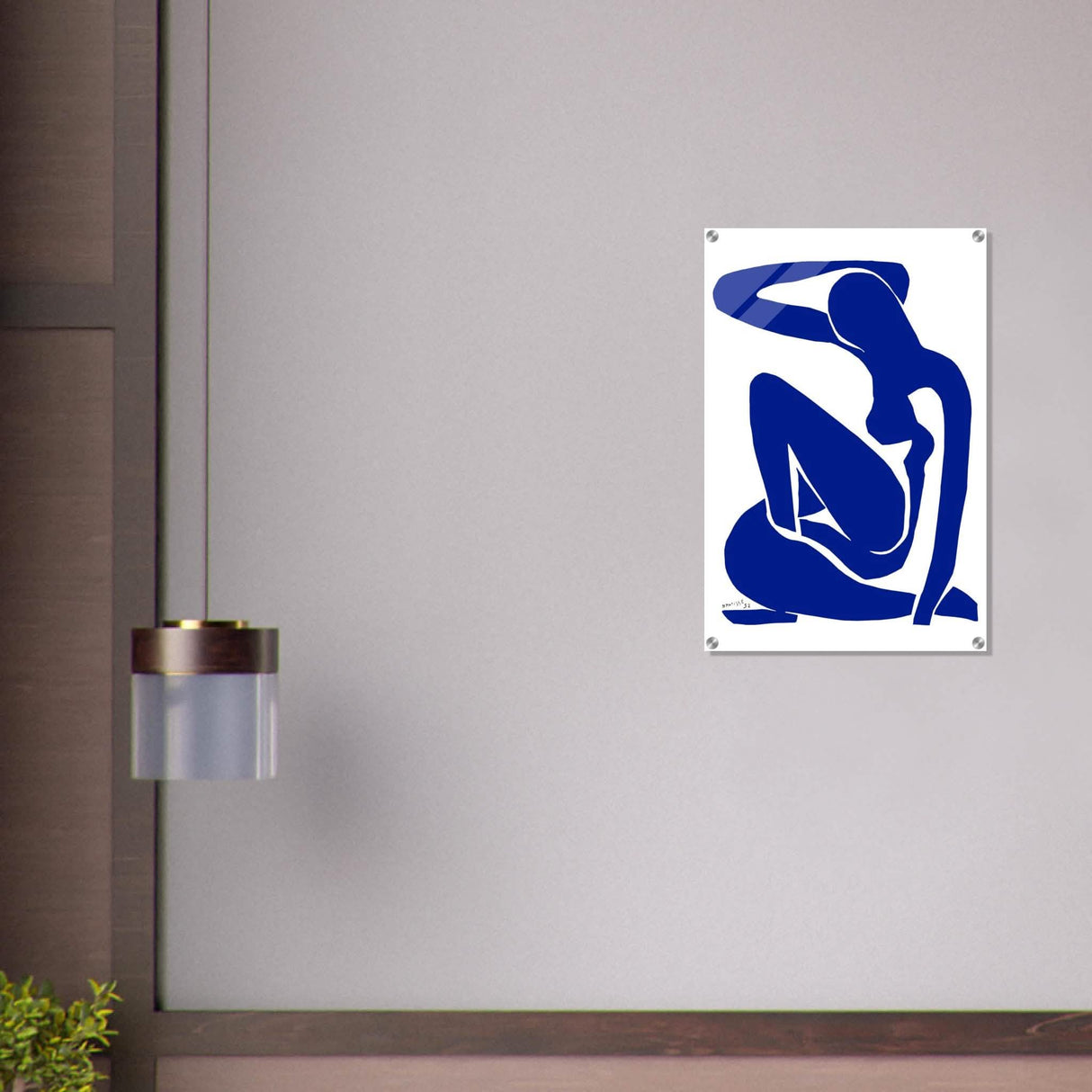 The Blue Lady by Henri Matisse - Acrylic Print - 50x75 cm / 20x30″ -