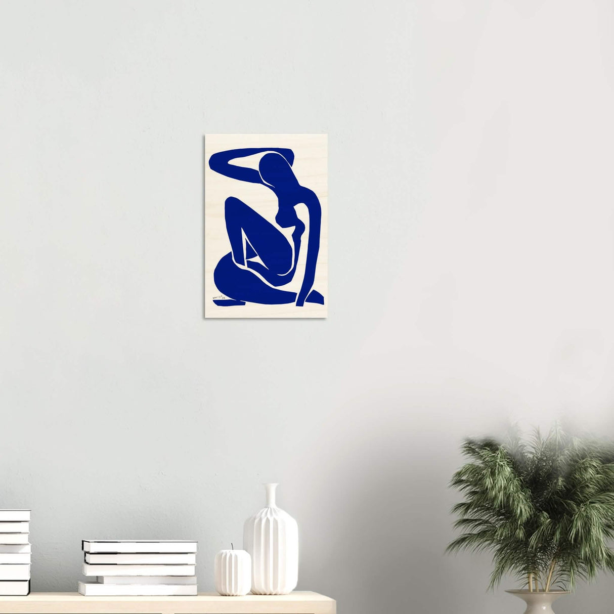 The Blue Lady by Henri Matisse - Wood Prints - 30x45 cm / 12x18″ - 10 mm