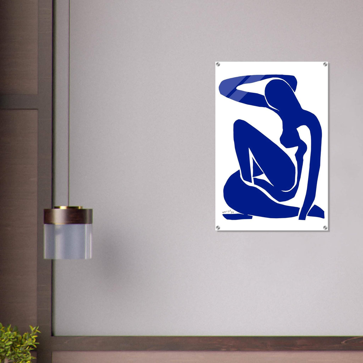The Blue Lady by Henri Matisse - Acrylic Print - 60x90 cm / 24x36″ -
