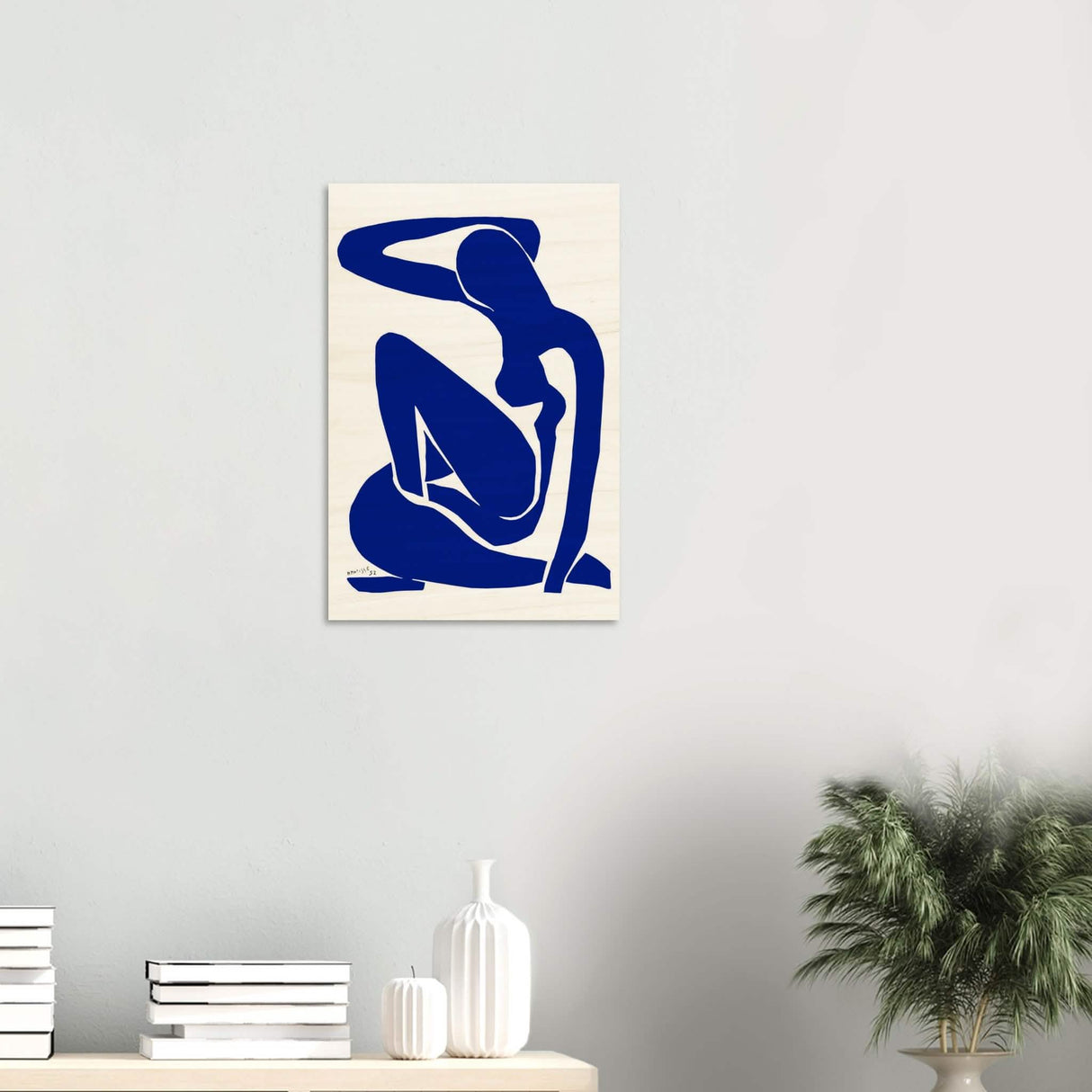 The Blue Lady by Henri Matisse - Wood Prints - 40x60 cm / 16x24″ - 10 mm