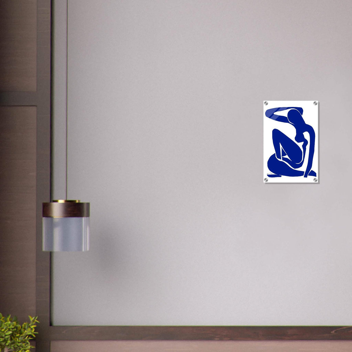 The Blue Lady by Henri Matisse - Acrylic Print - 30x45 cm / 12x18″ -