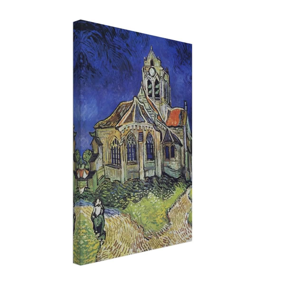 The Church at Auvers by Vincent van Gogh - Canvas - 30x45 cm / 12x18″ - Slim