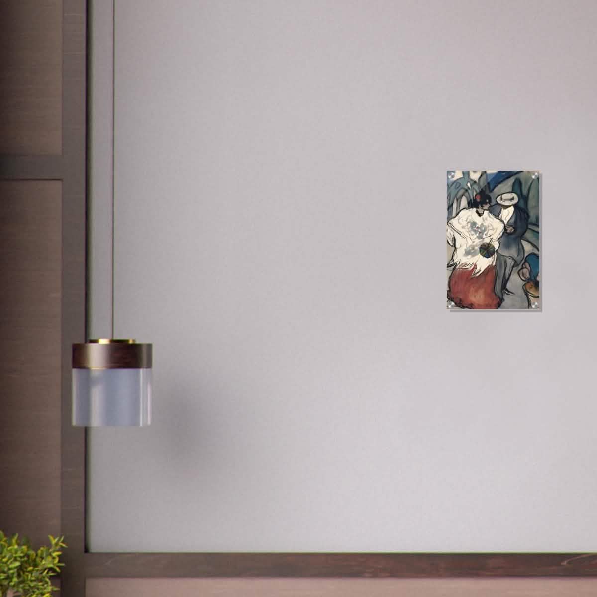 The Couple (espagnol), by Pablo Picasso 1901 | Vintage Collection | wall Art prints - Acrylic Print - 30x45 cm / 12x18″ -