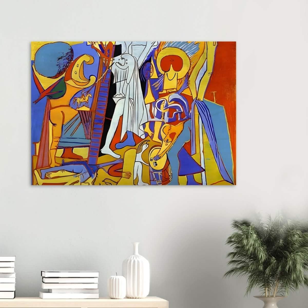 The Crucifixion by Pablo Picasso 1930 - Wood Prints - 70x100 cm / 28x40″ - 20 mm