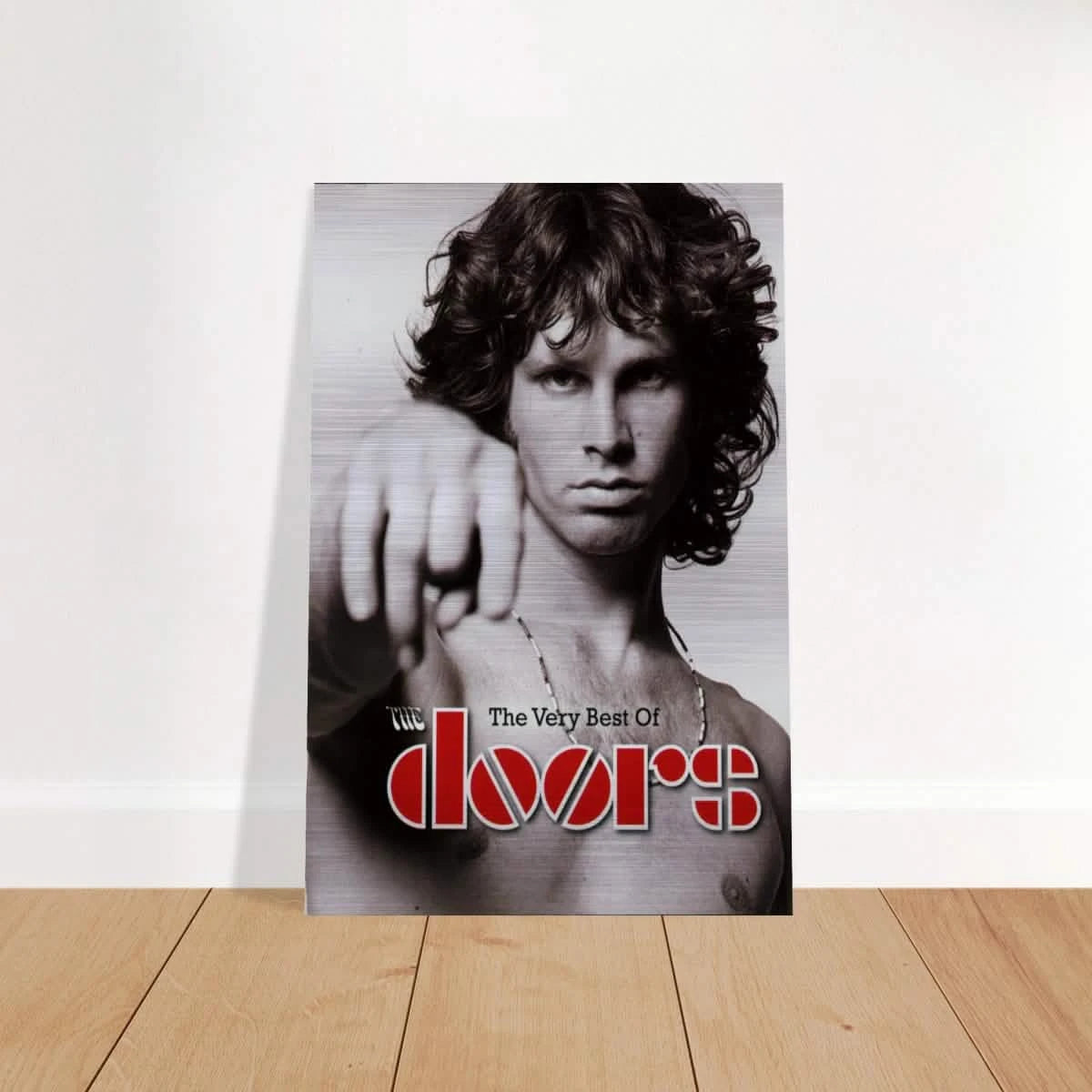 The Doors – A Tribute to Jim Morrison & Rock’s Poetic Rebel - 40x60 cm / 16x24″ - Brushed Aluminum Print -
