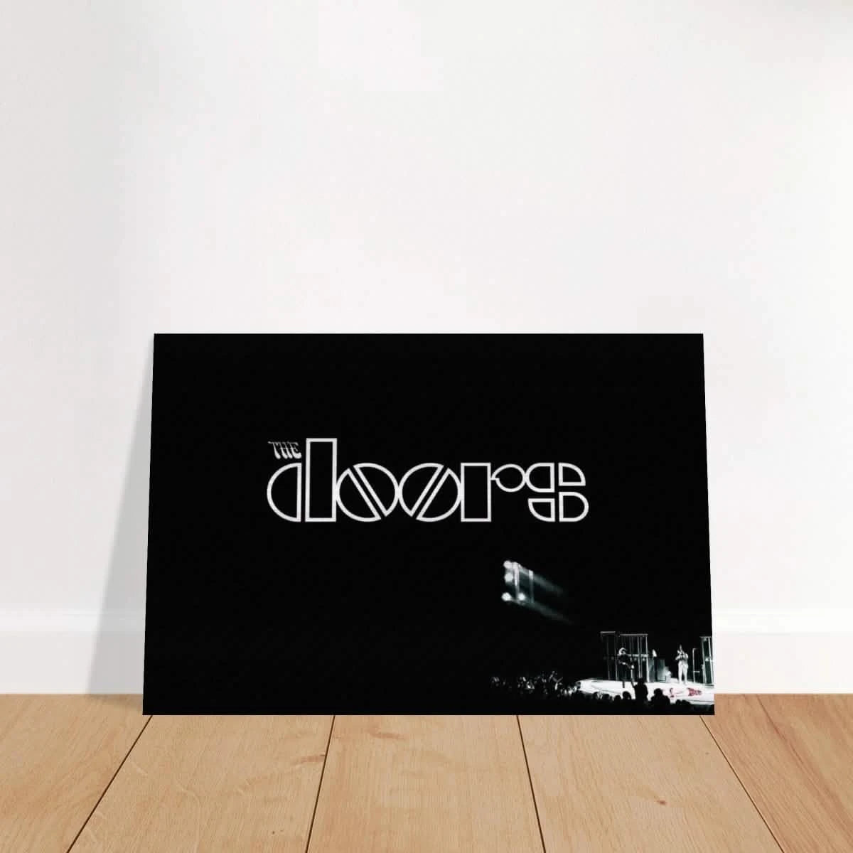 The Doors – Rock’s Poetic Rebel - 60x90 cm / 24x36″ - Brushed Aluminum Print -