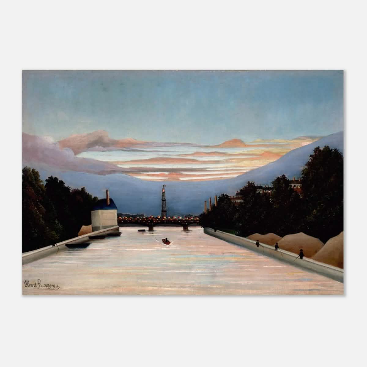 The Eiffel Tower, c. 1898 by Henri Rousseau - Aluminum Print - 70x100 cm / 28x40″ -