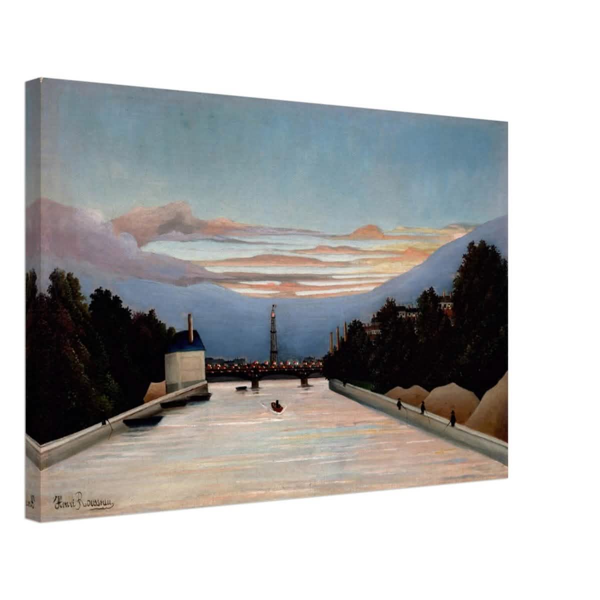 The Eiffel Tower, c. 1898 by Henri Rousseau - Canvas - 40x60 cm / 16x24″ - Slim