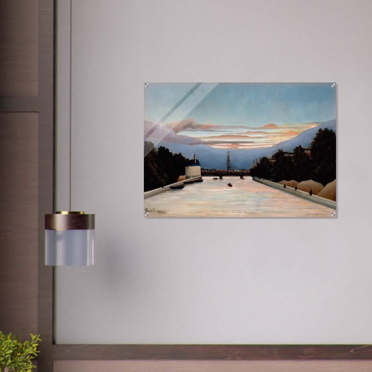 The Eiffel Tower, c. 1898 by Henri Rousseau - Acrylic Print - 70x100 cm / 28x40″ -