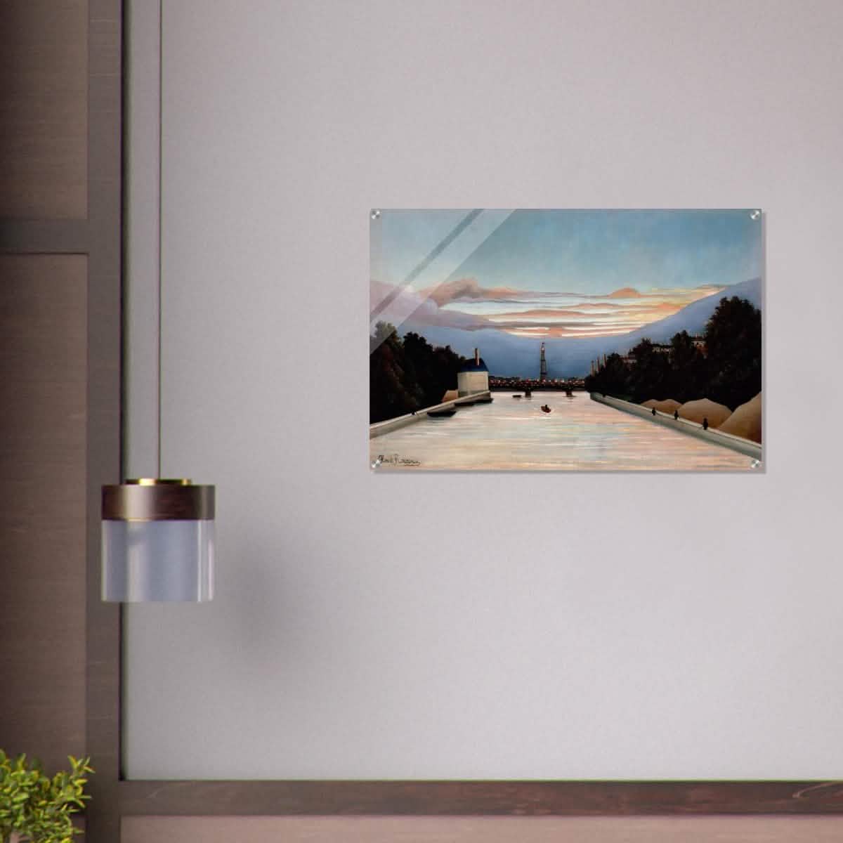 The Eiffel Tower, c. 1898 by Henri Rousseau - Acrylic Print - 60x90 cm / 24x36″ -