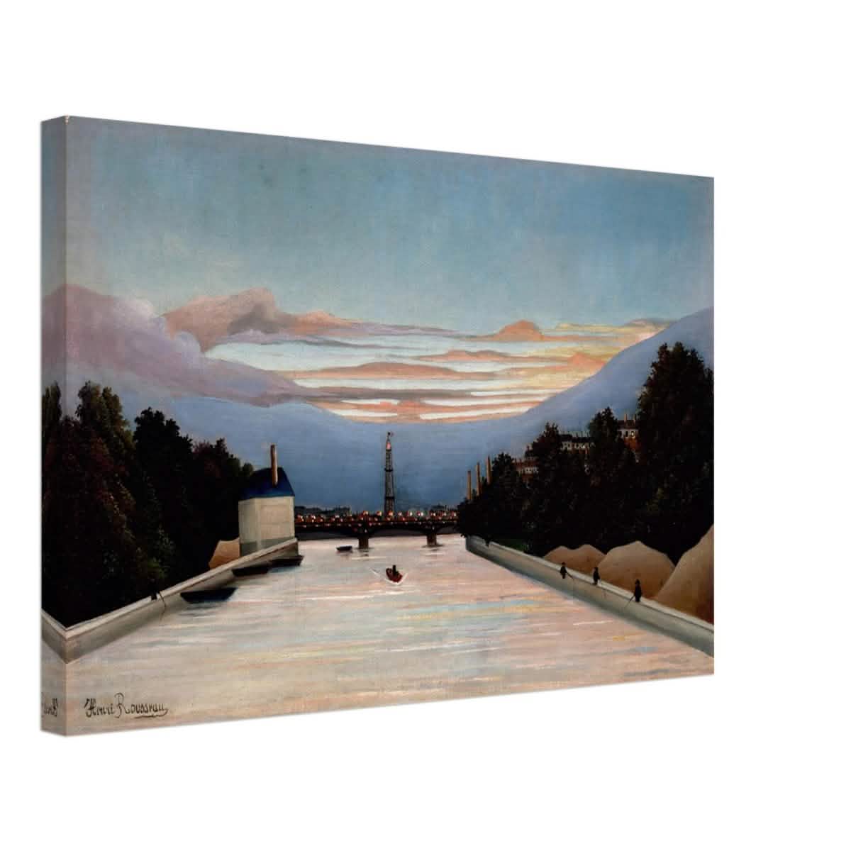 The Eiffel Tower, c. 1898 by Henri Rousseau - Canvas - 40x60 cm / 16x24″ - Thick