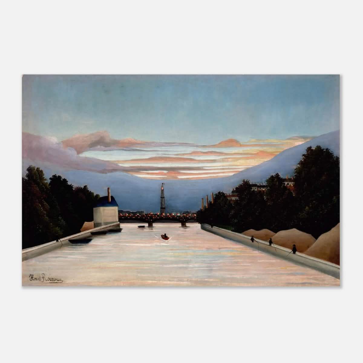 The Eiffel Tower, c. 1898 by Henri Rousseau - Aluminum Print - 50x75 cm / 20x30″ -