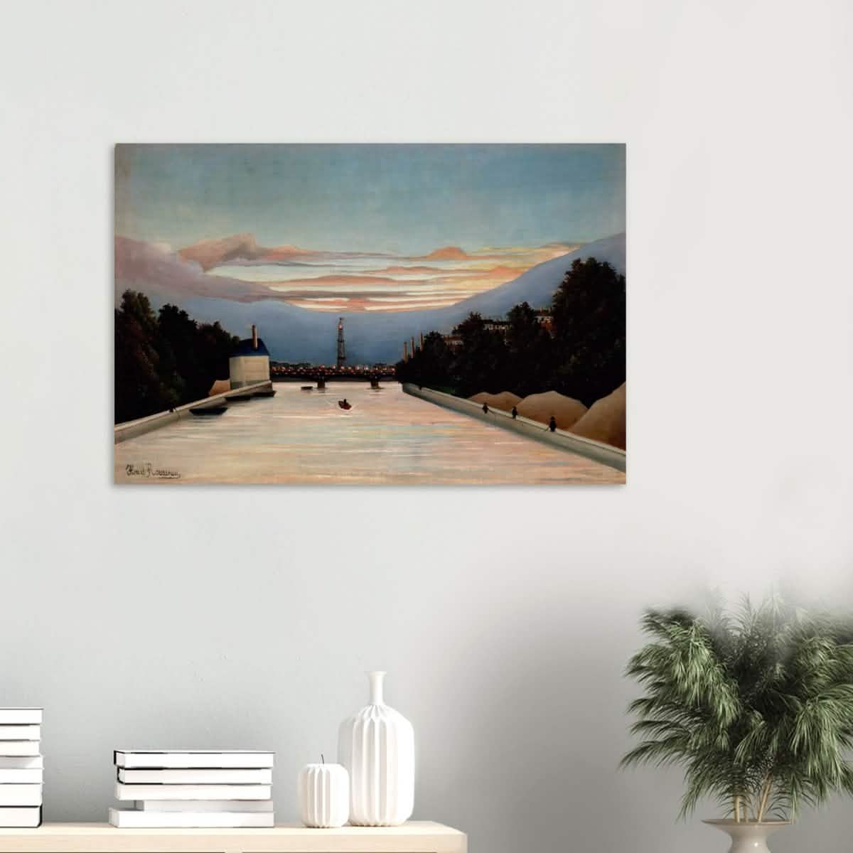 The Eiffel Tower, c. 1898 by Henri Rousseau - Wood Prints - 60x90 cm / 24x36″ - 20 mm