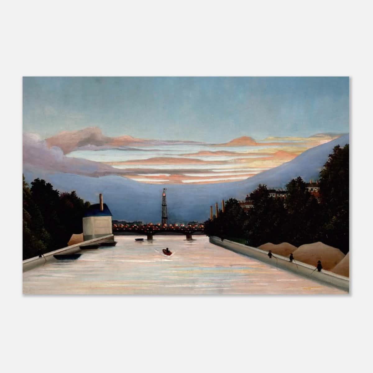 The Eiffel Tower, c. 1898 by Henri Rousseau - Aluminum Print - 30x45 cm / 12x18″ -